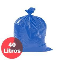 SACO P/LIXO 40LT AZUL ALTA FUNDO ESTRELA COM 100 UNIDADES